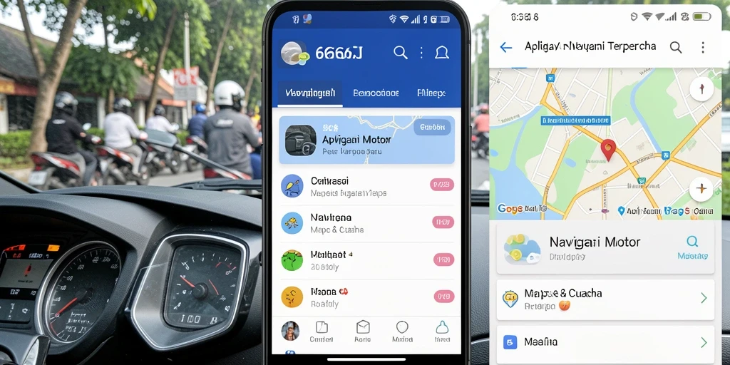 Antarmuka aplikasi 666J yang user-friendly dan informatif.