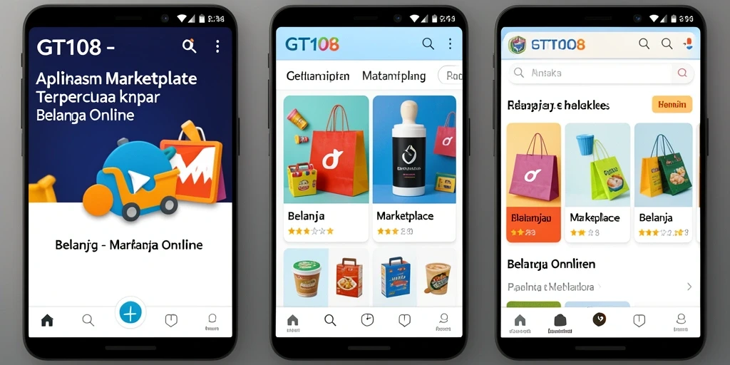 Tampilan antarmuka GT108 yang intuitif untuk pengalaman belanja yang lebih baik.
