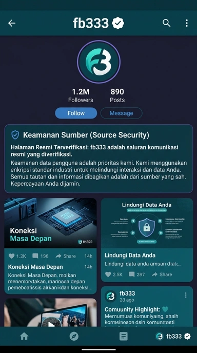 Halaman Resmi fb333 untuk Pengguna Android
